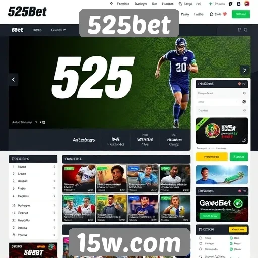 Avaliação das funcionalidades do site 525bet